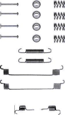 TEXTAR 97005800 Lisakomplekt, Piduriklotsid LOGAN 1.0 Hi-Flex (LS1G, LS1R, LS0R) 77 HP Bensiin/etanool
