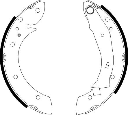 TEXTAR Brake Shoe Set Article number: 91052900 cheaply