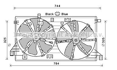 PRASCO Radiaatori ventilaator Artikli number: MZ7550 soodsalt