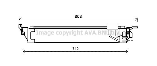 PRASCO Automatic transmission oil cooler Article number: RT3568 cheaply