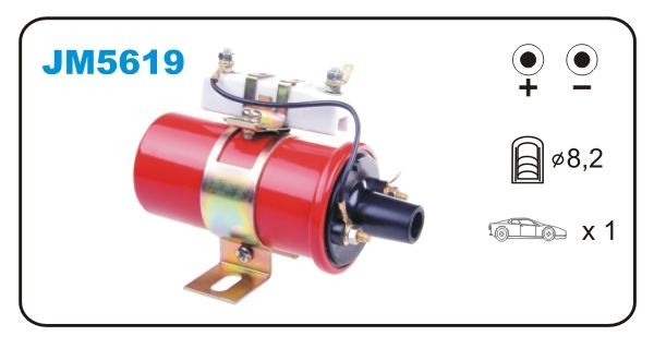 JANMOR Ignition coil Article number: JM5619 cheaply