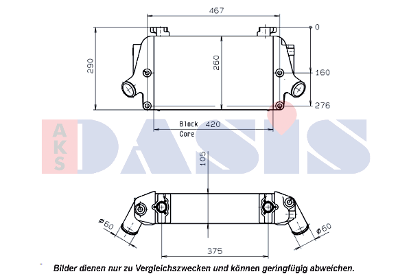 AKS DASIS Oliekøler, retarder Varenummer: 266011N billige
