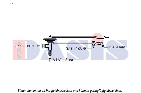 AKS DASIS AC expansion valve Article number: 840208N cheaply
