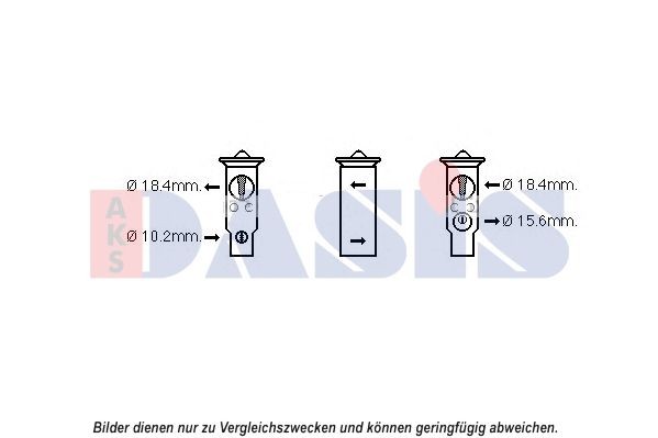 AKS DASIS AC expansion valve Article number: 840239N cheaply