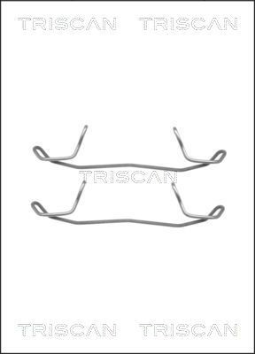 TRISCAN 8105 101565 Lisakomplekt, ketaspiduriklotsid PASSAT 2.8 193 HP Bensiin 2005