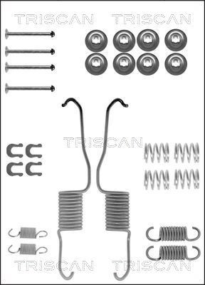 TRISCAN 8105 102573 Lisakomplekt, Piduriklotsid TERIOS 1.3 VVT-i 4x4 86 HP Bensiin