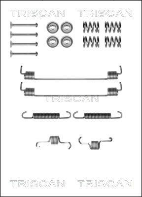 TRISCAN 8105 102596 Accessory Kit, brake shoes LYBRA 1.9 JTD (839.AXI1A, 839.AXN1A, 839.CXL1A) 116 PS Diesel 2005