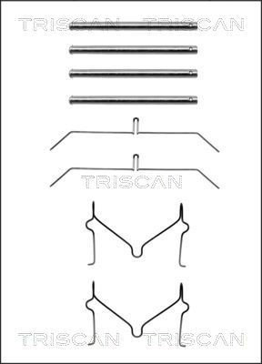 TRISCAN 8105 131621 Σετ βοηθ. εξαρτημάτων, τακάκια φρένων HILUX Pick-up 2.2 D (LN40, LN30) 67 PS Πετρέλαιο 1988