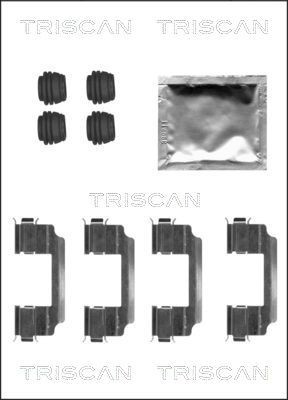 TRISCAN 8105 131646 Σετ βοηθ. εξαρτημάτων, τακάκια φρένων HILUX Pick-up 3.0 D (KUN16) 171 PS Πετρέλαιο 2016
