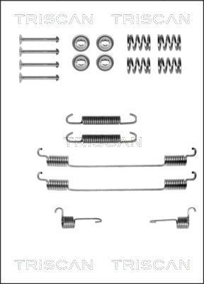 TRISCAN 8105 152549 Toebehoren, remschoen STRADA 1.3 D Multijet 85 PK Diesel