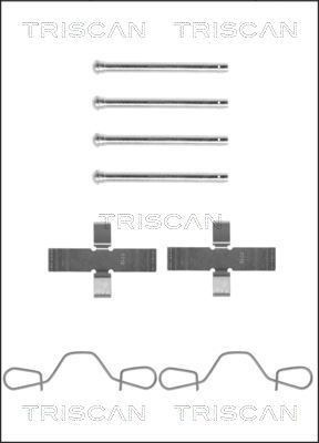 TRISCAN 8105 291397 Lisakomplekt, ketaspiduriklotsid JETTA 1.6 85 HP Bensiin 1987