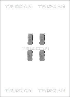 TRISCAN 8105 411605 Lisakomplekt, ketaspiduriklotsid APPLAUSE 1.6 16V 99 HP Bensiin 2000