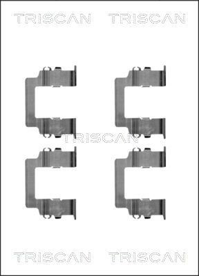TRISCAN 8105 421580 Lisakomplekt, ketaspiduriklotsid ECLIPSE 2.0 Turbo 200 HP Bensiin 1999