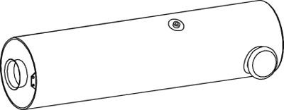 DINEX Middle- / End Silencer Article number: 82420 cheaply