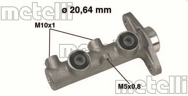 METELLI Peapiduri silinder Artikli number: 05-0328 soodsalt