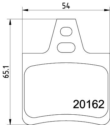 MINTEX Brake pad set Article number: MDB1425 cheaply