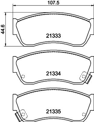 MINTEX Brake pad set Article number: MDB1474 cheaply