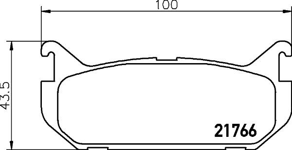 MINTEX Piduriklotsid Artikli number: MDB1680 soodsalt