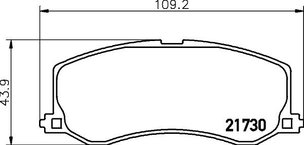 MINTEX Brake pad set Article number: MDB1719 cheaply