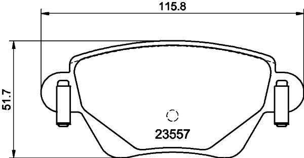 MINTEX Piduriklotsid Artikli number: MDB2746 soodsalt