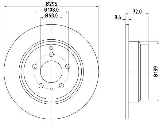 MINTEX Brake disc Article number: MDC920 cheaply