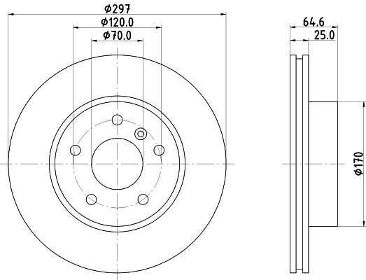 MINTEX Brake disc Article number: MDC984 cheaply