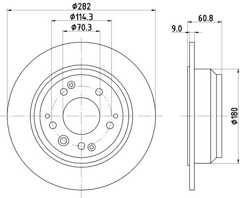 MINTEX Δισκόπλακα αριθμός Άρθρου: MDC999 φθηνότερα