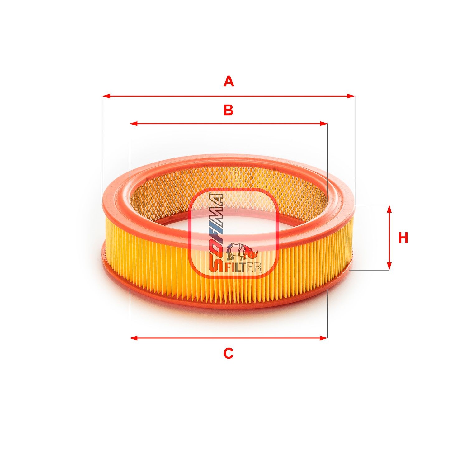 SOFIMA Air filter Article number: S 0660 A cheaply