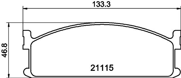 MINTEX Brake pad set Article number: MDB1310 cheaply
