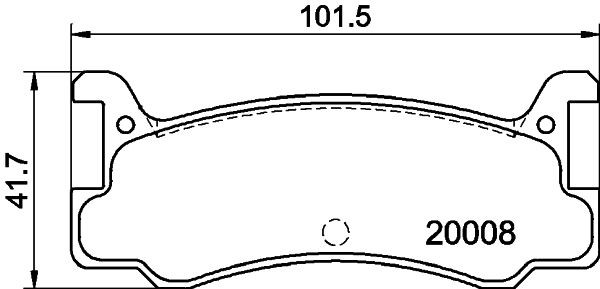 MINTEX Brake pad set Article number: MDB1358 cheaply