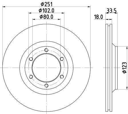MINTEX Brake disc Article number: MDC620 cheaply