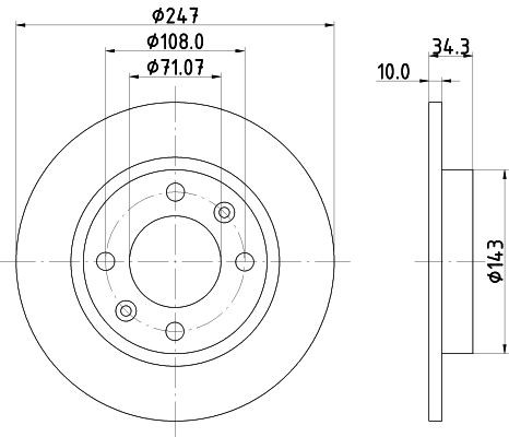 MINTEX Piduriketas Artikli number: MDC699 soodsalt