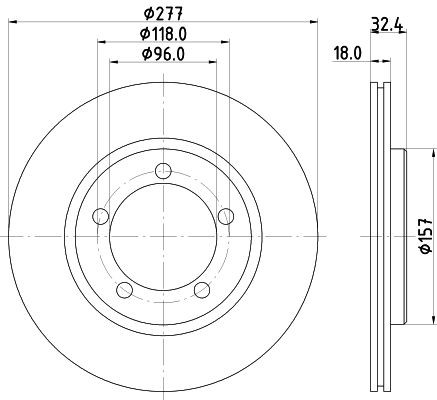 MINTEX Brake disc Article number: MDC781 cheaply