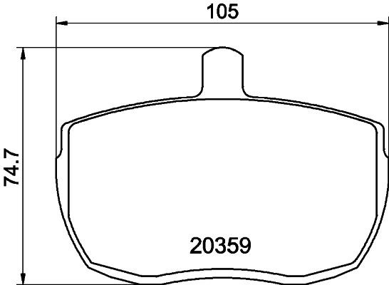 MINTEX Brake pad set Article number: MLB41 cheaply