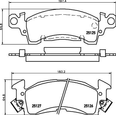 MINTEX Brake pad set Article number: MDB1594 cheaply