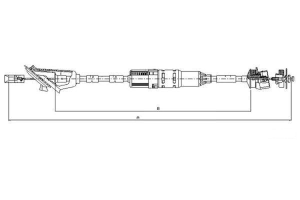 TEXTAR Clutch Cable Article number: 58012600 cheaply