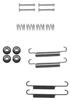 TEXTAR Brake shoe fitting kit Article number: 97036600 cheaply