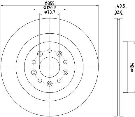 MINTEX Brake disc Article number: MDC2309 cheaply