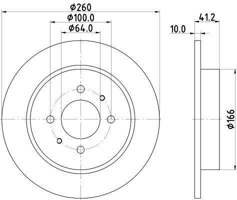 MINTEX Brake disc Article number: MDC953 cheaply
