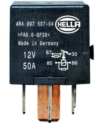 HELLA 4RA 007 507-041 Relay, main current GOLF 2.0 116 PS Petrol 2013