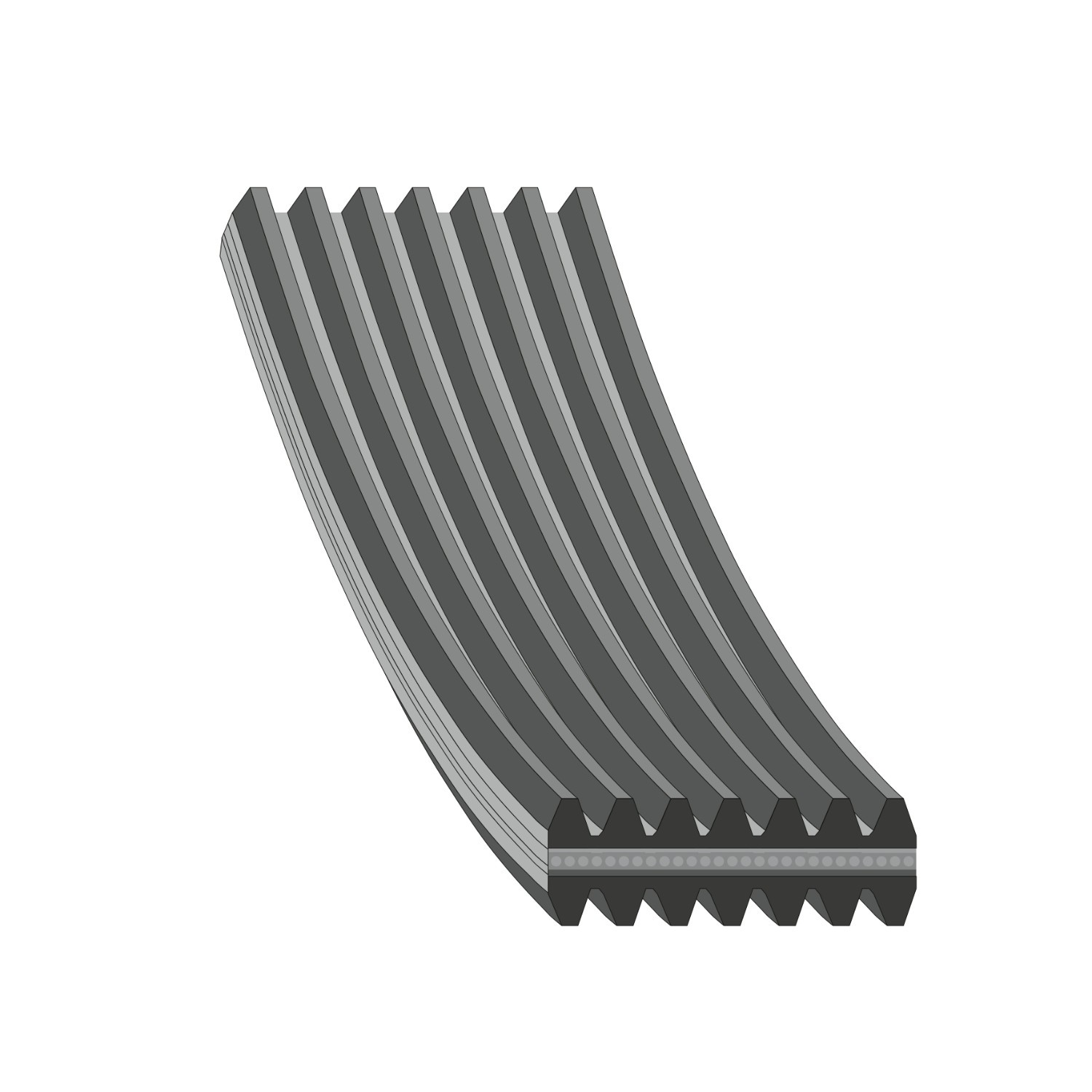 FEBI BILSTEIN Serpentine belt Article number: 45025 cheaply