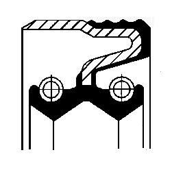 CORTECO Shaft Seal, manual transmission Article number: 01035888B cheaply