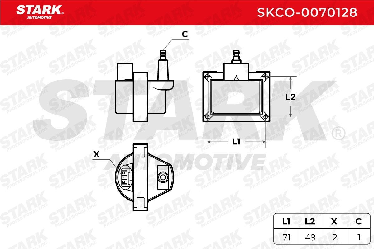 STARK Ignition coil Article number: SKCO-0070128 cheaply