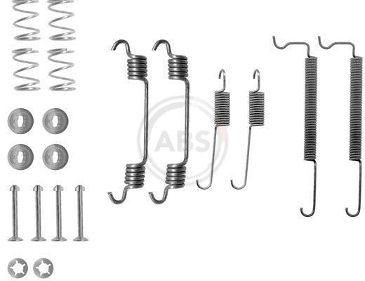 A.B.S. 0709Q Accessory Kit, brake shoes CORSA 1.7 DI 16V (F08, F68) 65 PS Diesel 2006