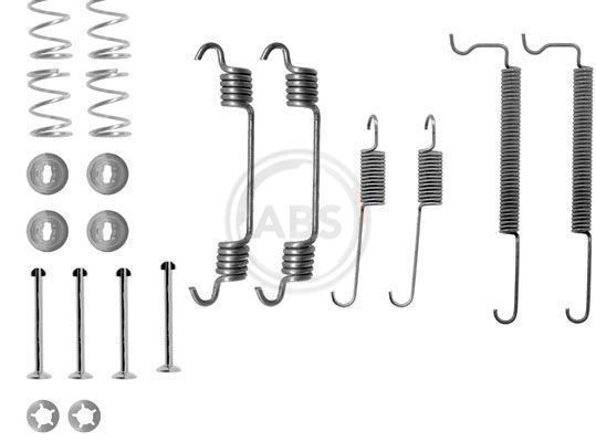 A.B.S. 0710Q Accessory Kit, brake shoes CORSA 1.7 DI 16V (F08, F68) 65 PS Diesel 2006