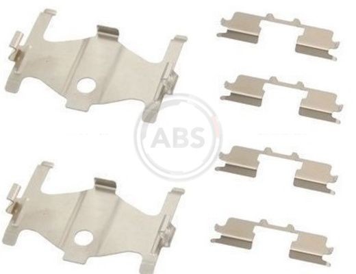 A.B.S. 1710Q Monteringssæt til bremseklodser ELANTRA 1.6 105 HK Benzin 2006