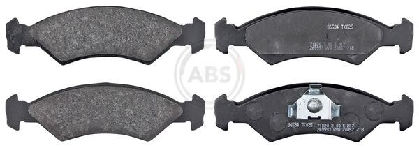 A.B.S. Brake pad set Article number: 36534 cheaply