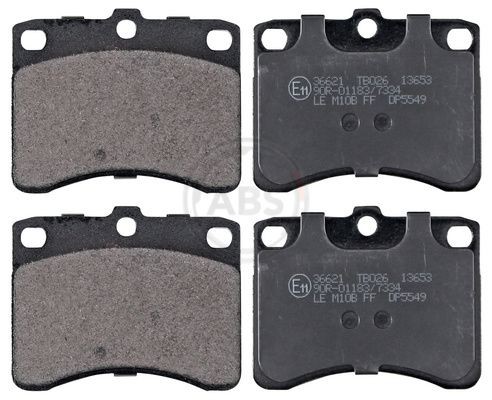 A.B.S. Brake pad set Article number: 36621 cheaply