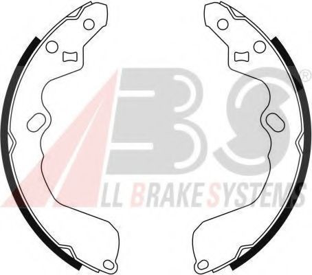 A.B.S. Brake Shoe Set Article number: 9078 cheaply