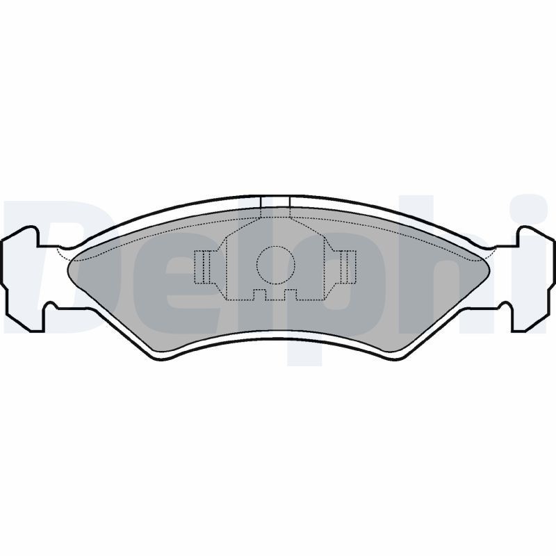 DELPHI Brake pad set Article number: LP351 cheaply